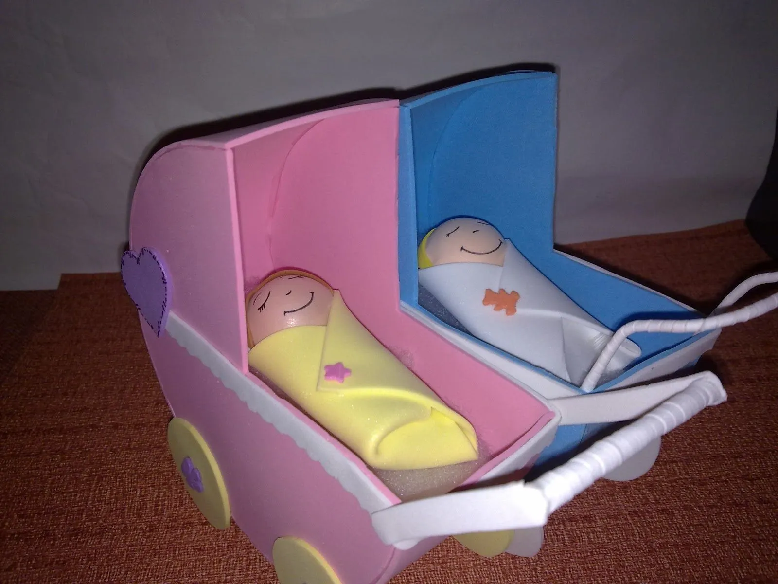 Carritos de Bebé en goma eva | Fofuchas Que Te Enamoran
