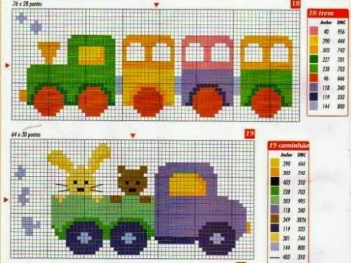 Carritos en punto cruz | Point de croix bebe | Pinterest | Punto Cruz Carritos en punto cruz | Point de croix bebe | Pinterest | Punto Cruz