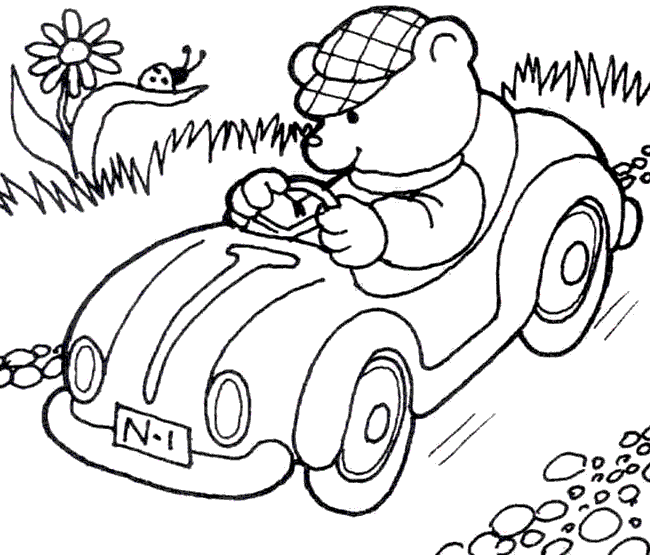 Imagenes de dibujos de carros para colorear - Imagui