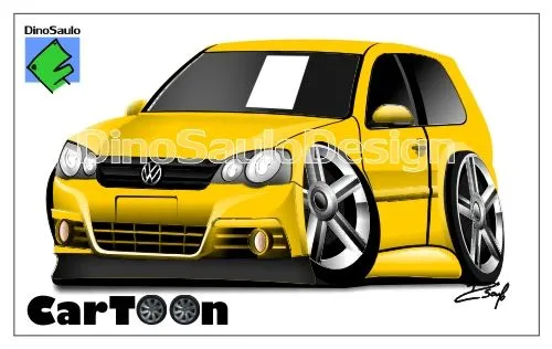 Dino Saulo - Ilustrações Automotivas: Caricatura de carros - Golf ... Dino Saulo - Ilustrações Automotivas: Caricatura de carros - Golf ...