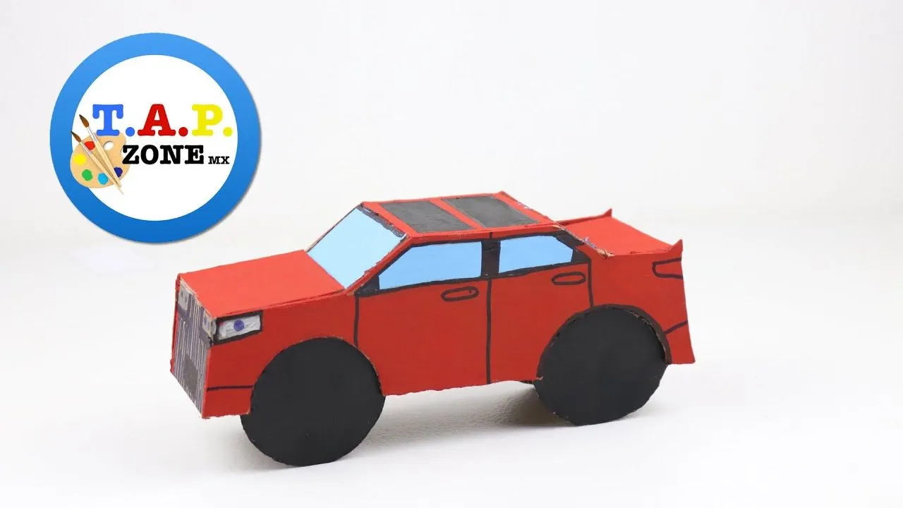 Como hacer un carro de carton - TAP ZONE Mx - YouTube Como hacer un carro de carton - TAP ZONE Mx - YouTube