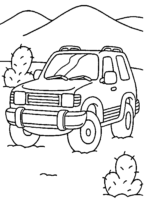 Carros 4x4 para colorear - Imagui