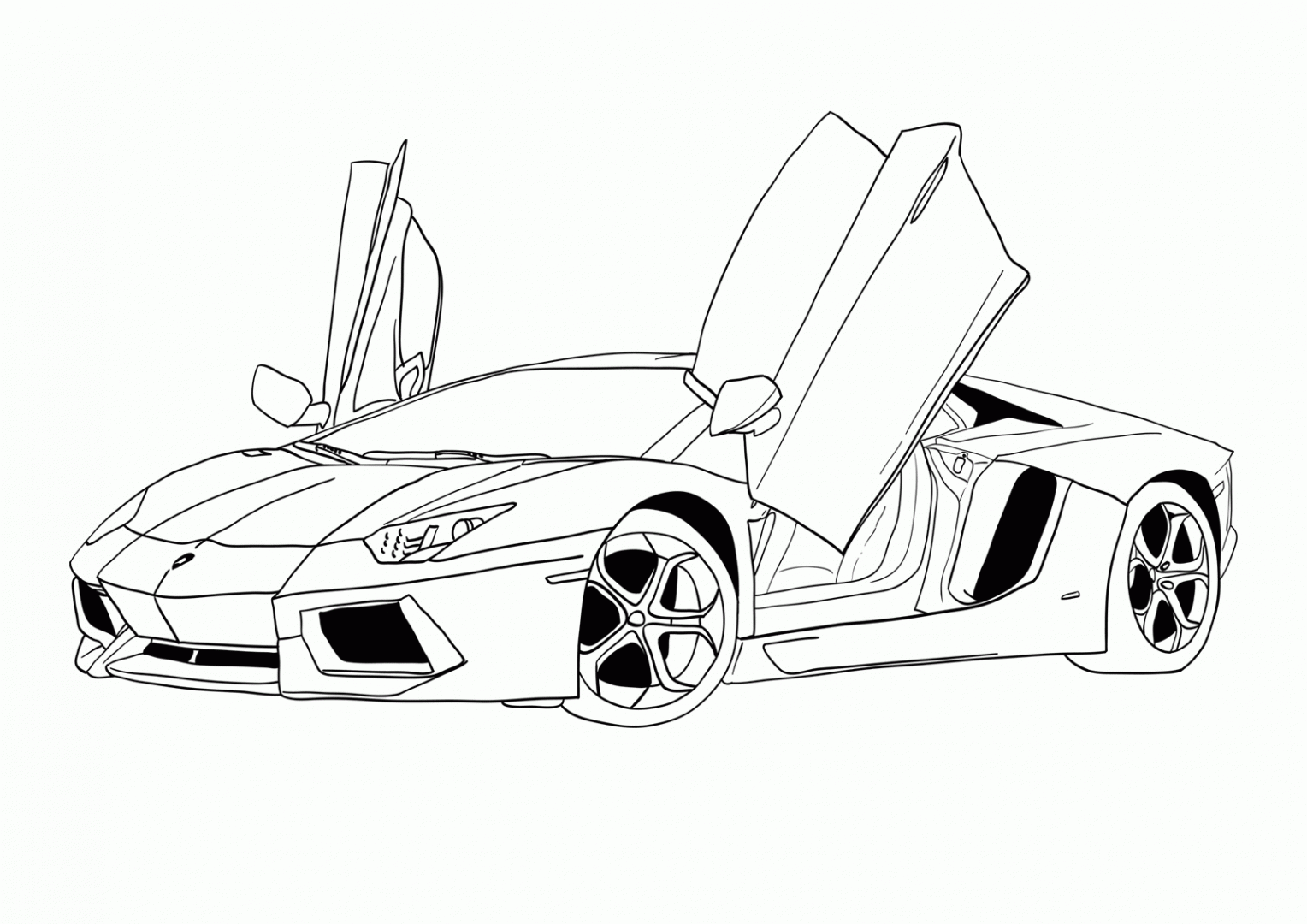 Dibujos de coches para colorear