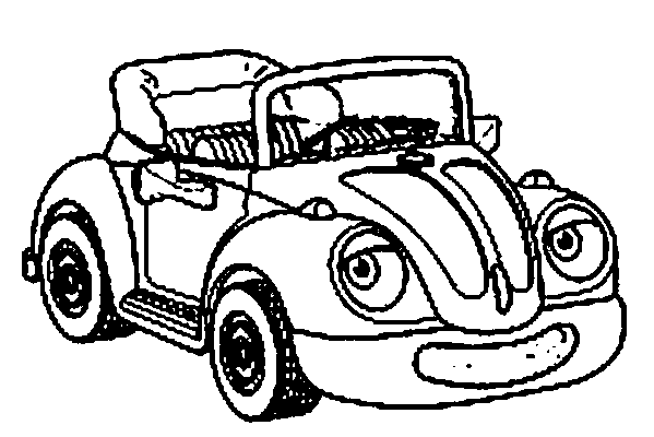 Dibujo de carro para pintar - Imagui