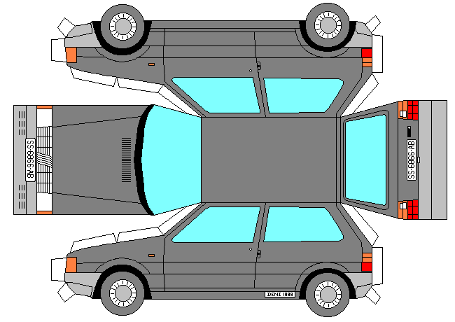 Carros en escala de carton para armar - Imagui