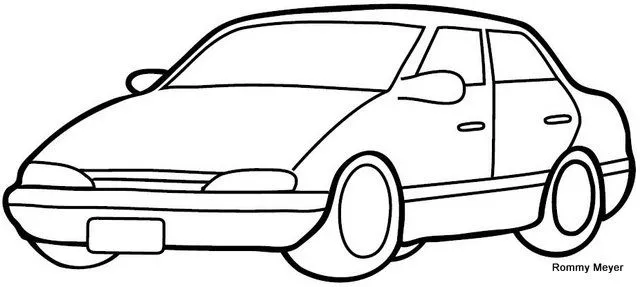 Dibujos de carros para colorear - Imagui