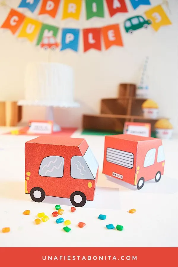 Carros - Kit imprimible para fiestas temática carritos para cumpleaños –  Una Fiesta Bonita
