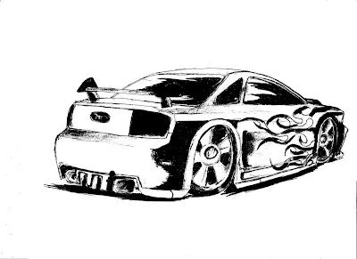 Carros tunados para pintar. Mustang GT x Mitsubishi Eclipse ... Carros tunados para pintar. Mustang GT x Mitsubishi Eclipse ...