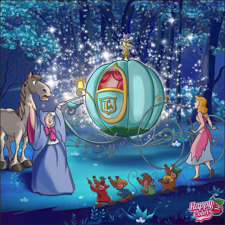 El carruaje de calabaza de Cenicienta - rompecabezas en línea