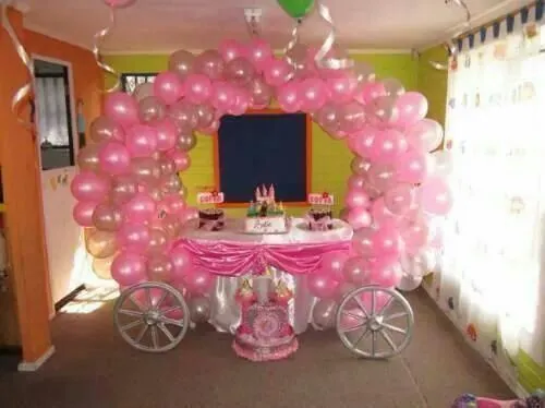 Carruaje de Cenicienta con globos... | Ideas con Globos | Pinterest Carruaje de Cenicienta con globos... | Ideas con Globos | Pinterest