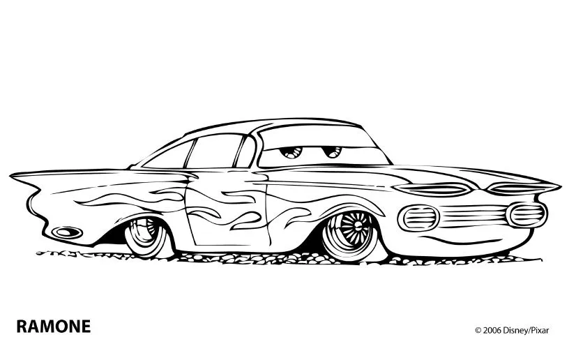 Cars and Cars 2 - Coloring Pages - Coloring Pages | Wallpapers ...