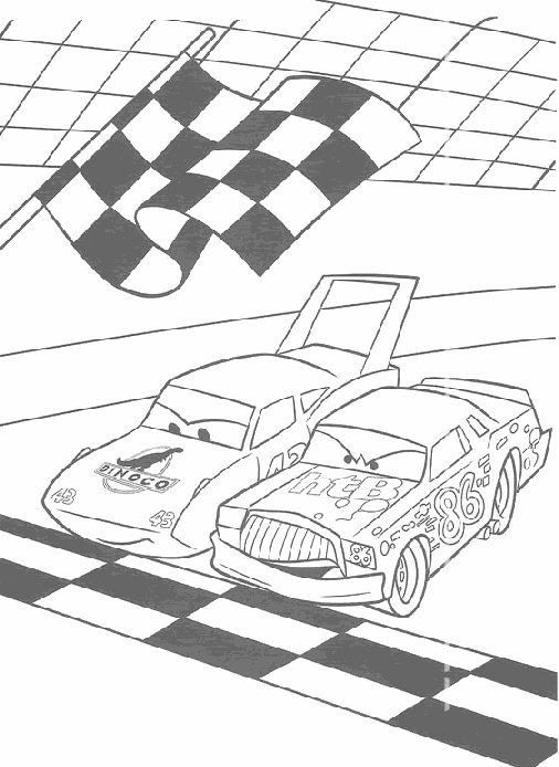 Cars para dibujar pintar colorear e imprimir - colorearrr Cars para dibujar pintar colorear e imprimir - colorearrr