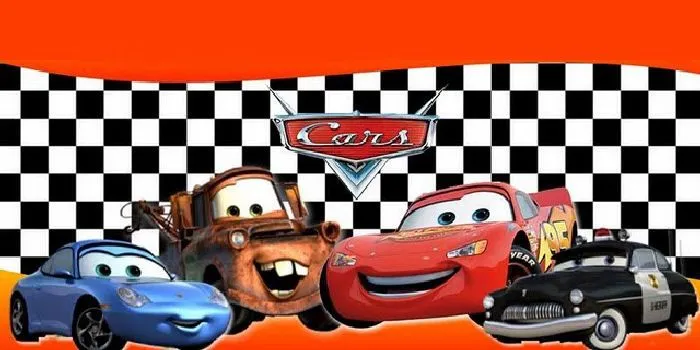 Cars Disney Tarjetas de Invitación Cards Tamaño XL Cars Disney Tarjetas de Invitación Cards Tamaño XL