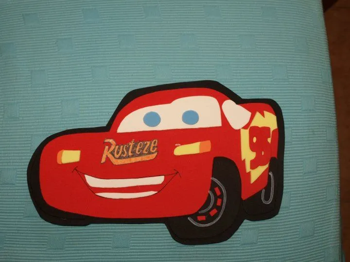 mis manualidades: CARS-GOMA EVA