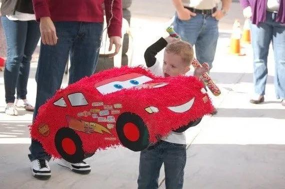 Cars Pinata by partyhousepinatas on Etsy