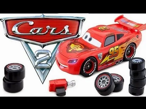 Cars 2 Transforming Lightning McQueen from Disney store Buildable ... Cars 2 Transforming Lightning McQueen from Disney store Buildable ...