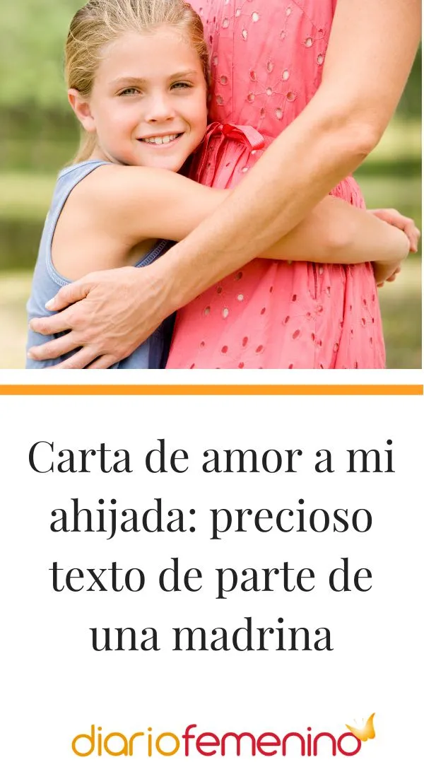 Carta de amor a mi ahijada: precioso texto de parte de una madrina | Ahijado  frases, Ahijado, Frases para sobrinos