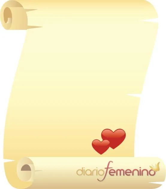 Carta de amor estilo pergamino - Cartas de amor: modelos y ...