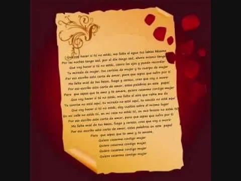 Carta de Amor - YouTube