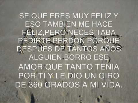 CARTA A UN EX AMOR - YouTube