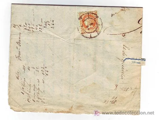 carta antigua con sello de isabel ll,raro mata - Comprar en ... carta antigua con sello de isabel ll,raro mata - Comprar en ...
