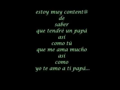 carta de bebe para papa - YouTube
