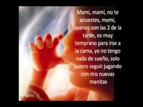 Carta de un bebe desde el vientre de su mama - YouTube