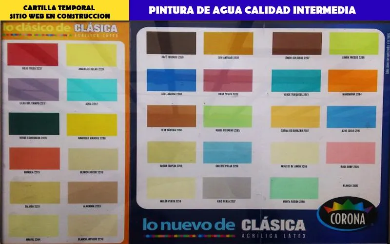 Pinturas king carta de colores - Imagui