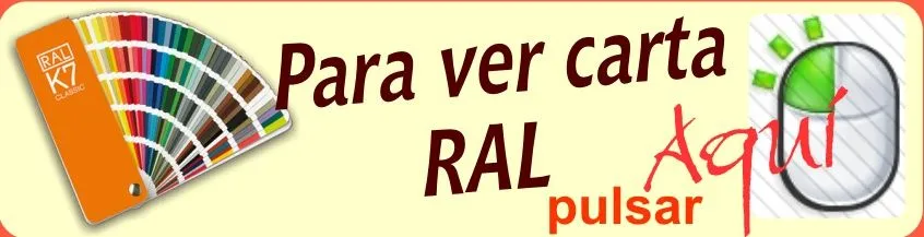 Carta de colores RAL