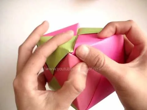 Carta cubo con chocolates // regalo de mes - YouTube