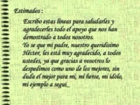 CARTA DE DESPEDIDA.wmv - YouTube