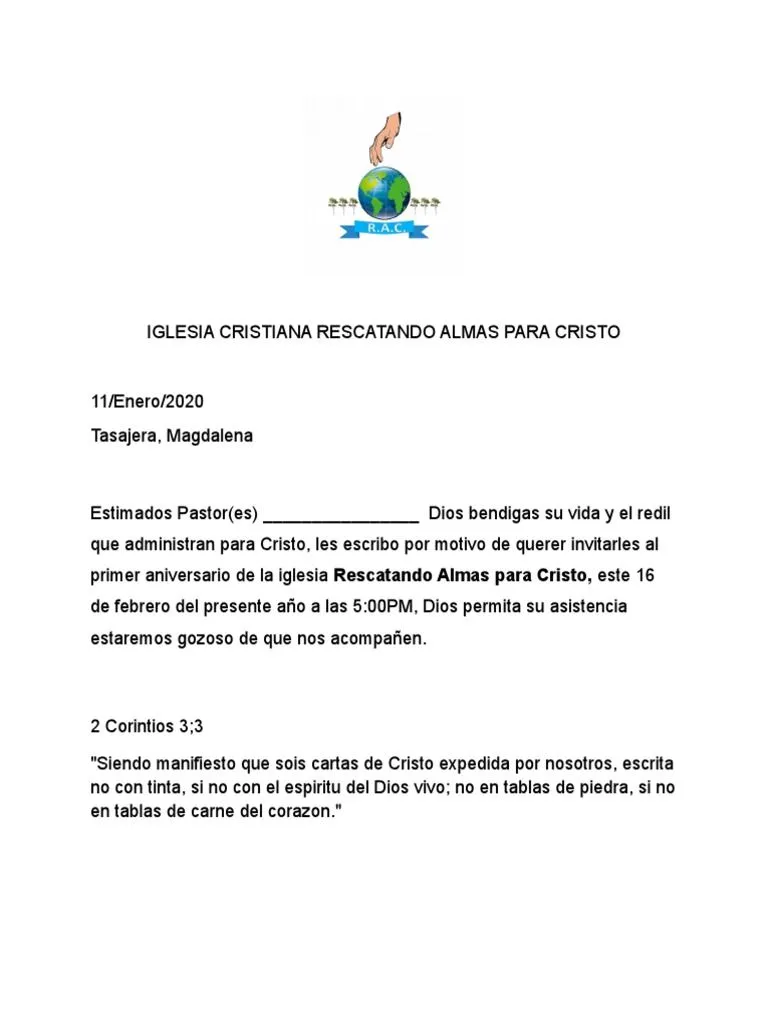 Carta Invitacion | PDF