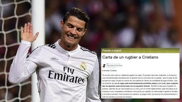 Carta de un jugador de rugby a Cristiano Ronaldo | Futbol Mundial ... Carta de un jugador de rugby a Cristiano Ronaldo | Futbol Mundial ...