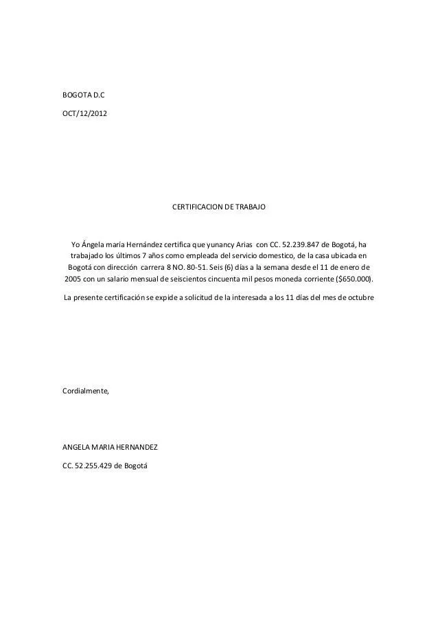 Carta laboral