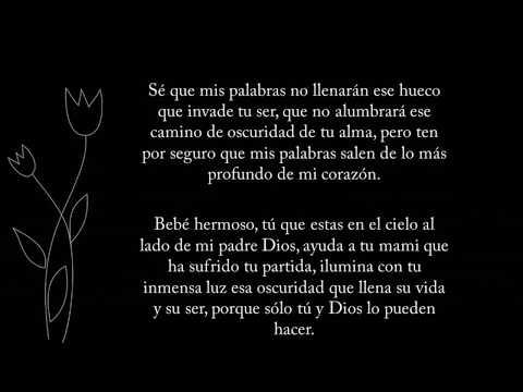 Carta a una madre triste que ha perdido su hijo - YouTube