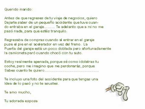 carta a mi marido - YouTube