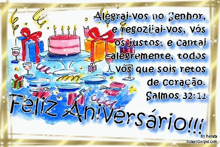 Cartão de aniversário gospel - Imagui