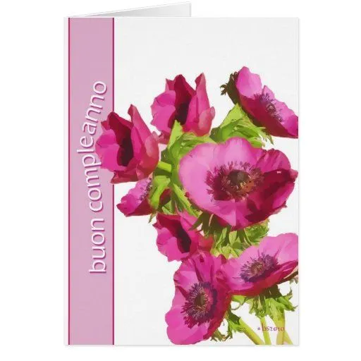 cartão italiano do feliz aniversario do compleanno | Zazzle cartão italiano do feliz aniversario do compleanno | Zazzle