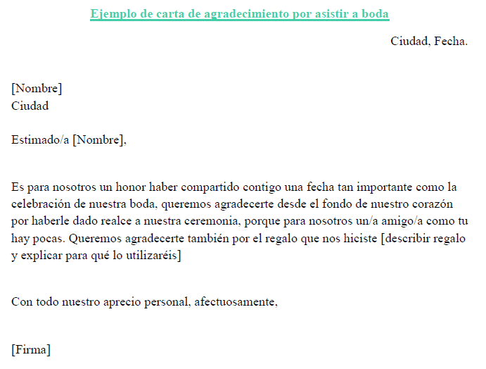 Cartas de agradecimiento | Ejemplos de carta Cartas de agradecimiento | Ejemplos de carta