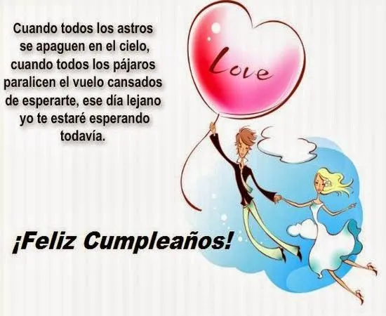 Carta de cumpleaños para mi novia - Imagui