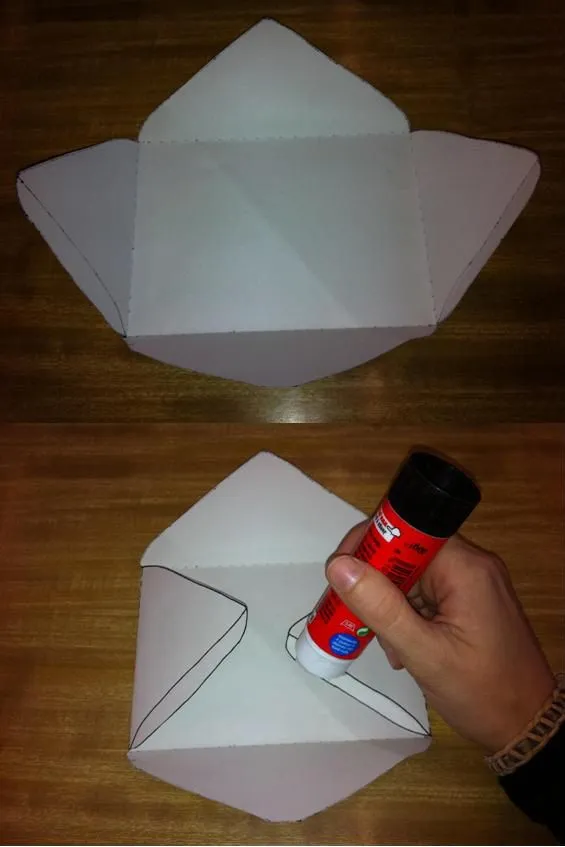 Pasos para hacer sobres de cartas - Imagui