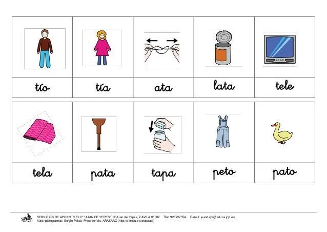 Cartas letra T