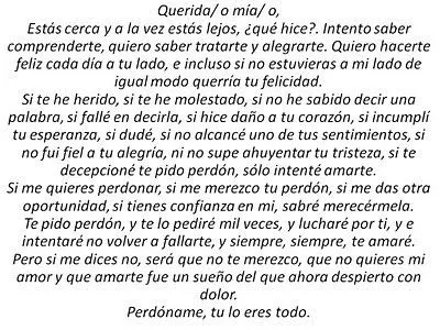 Cartas para pedir perdon : Test Amor Frases Desamor Cartas para pedir perdon : Test Amor Frases Desamor