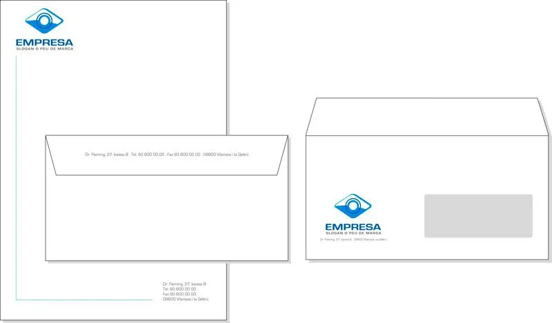 Cartas y sobres | Padisgraf Vilanova, Garraf. Impremta, estampació ...