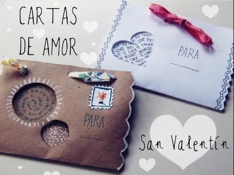 Cartas o tarjetas para regalar [San Valentín] - YouTube