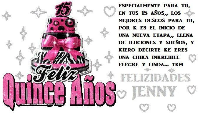 Feliz 15 años amiga - Imagui