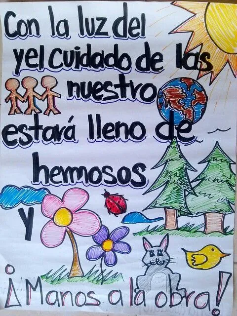 Cartel del cuidado de la ecologia y medio ambiente | ECOLOGIA ... Cartel del cuidado de la ecologia y medio ambiente | ECOLOGIA ...