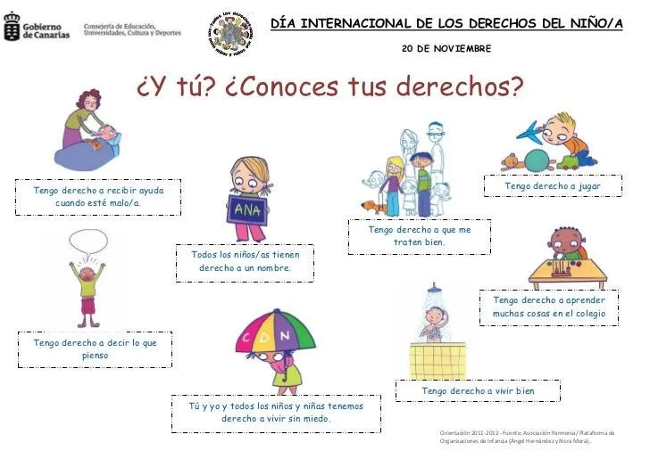 Cartel Derechos de la Infancia - 2011-2012