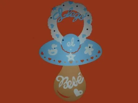 cartel goma eva chupete llego el bebe para nenes | cajas ... cartel goma eva chupete llego el bebe para nenes | cajas ...