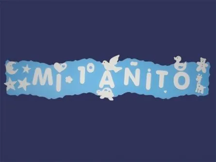 cartel goma eva globitos feliz cumple para nenes | cajas | Pinterest